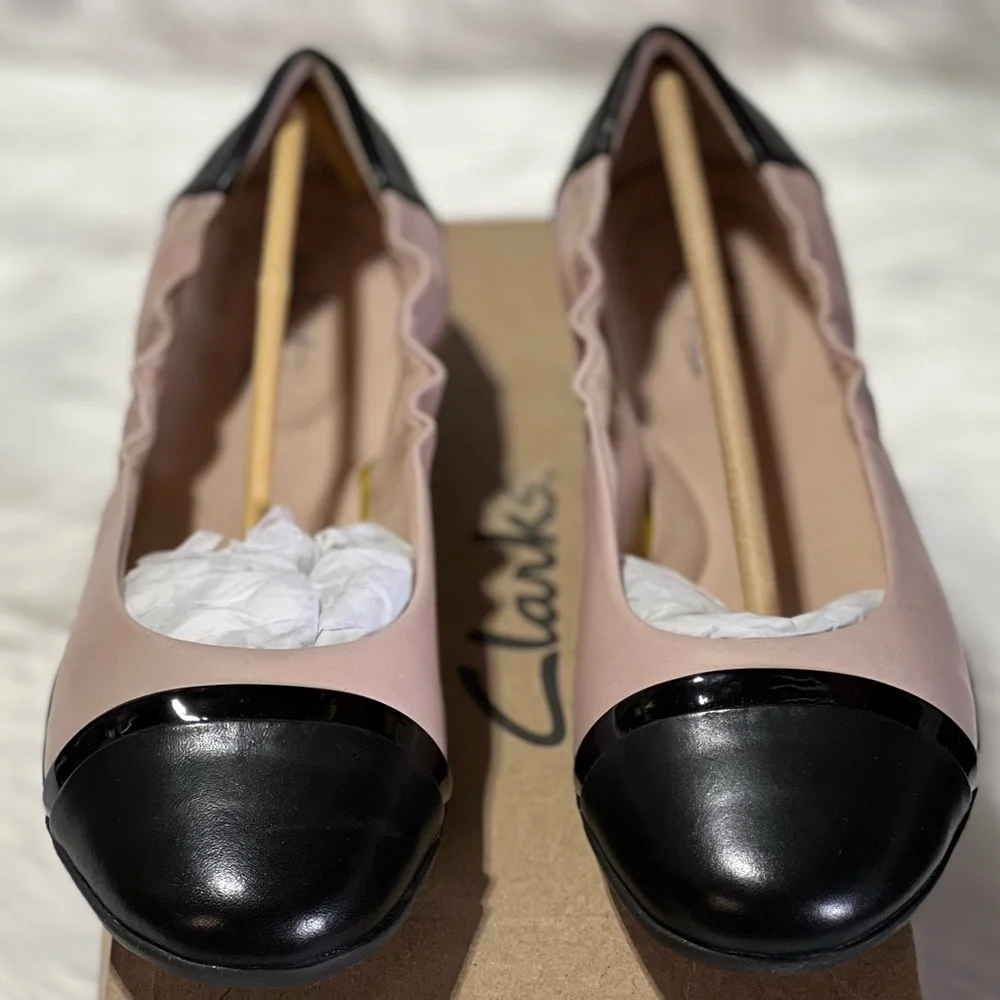 New Clarks Women's Gracelin Jenny Flat Nude Pink - Picture 3 of 14